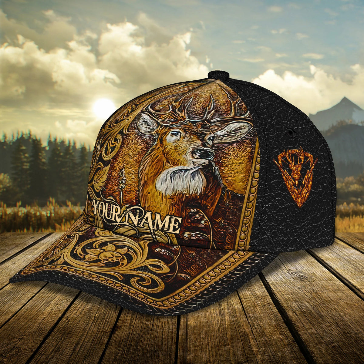 Deer Hunt - Personalized Name Cap - 751 HNT0294