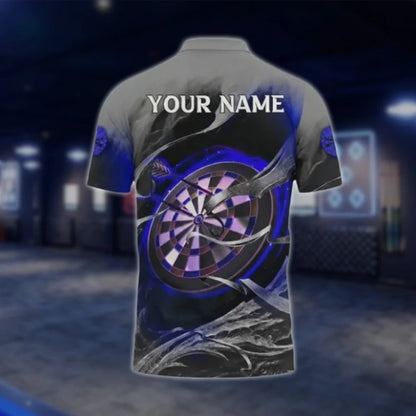Custom Scorpion Grunge Dart Polo Shirt For Men, Custom Name Scorpion Dart Shirt DAT0441