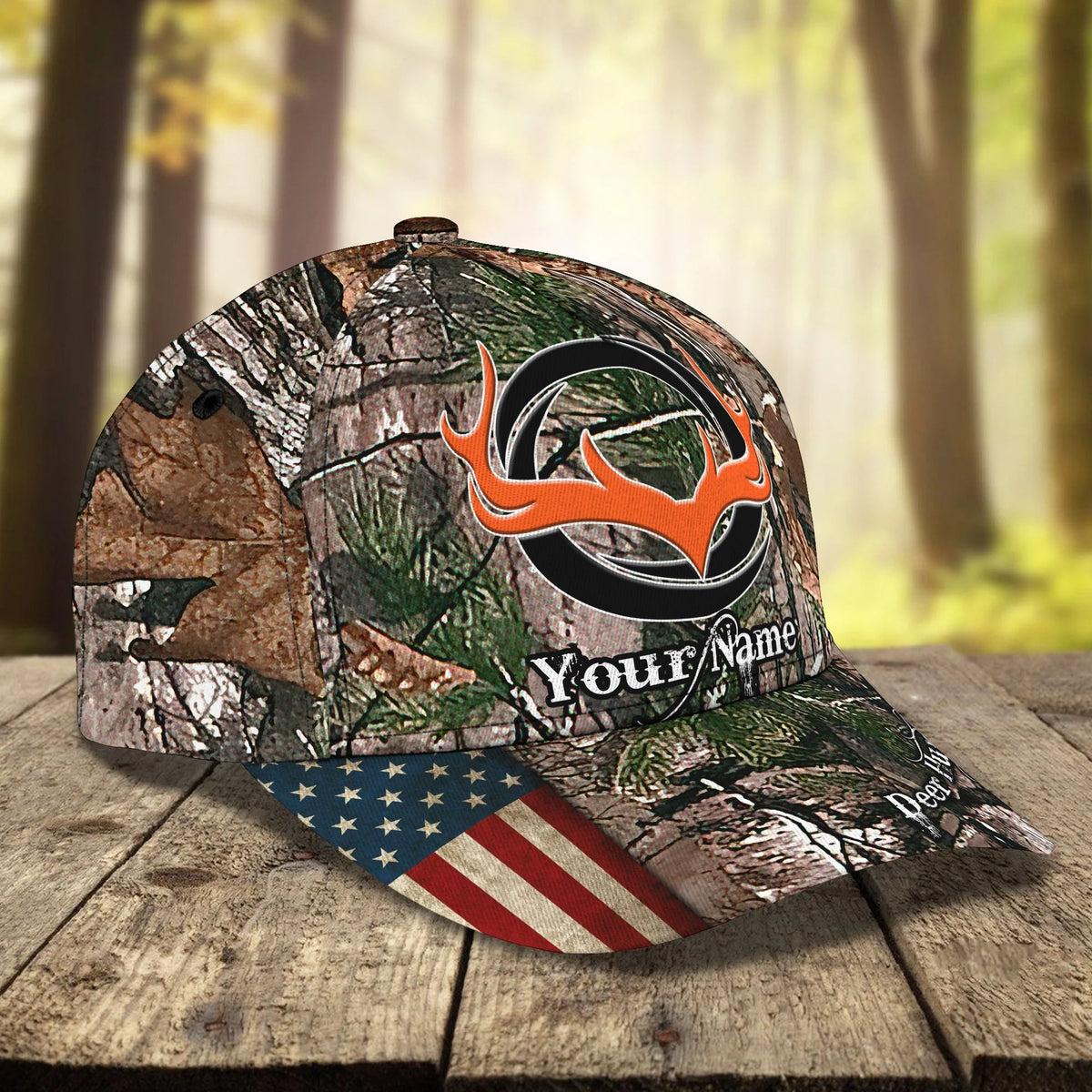 Deer Hunting - Personalized Name Cap 568 - CV98 HNT0254