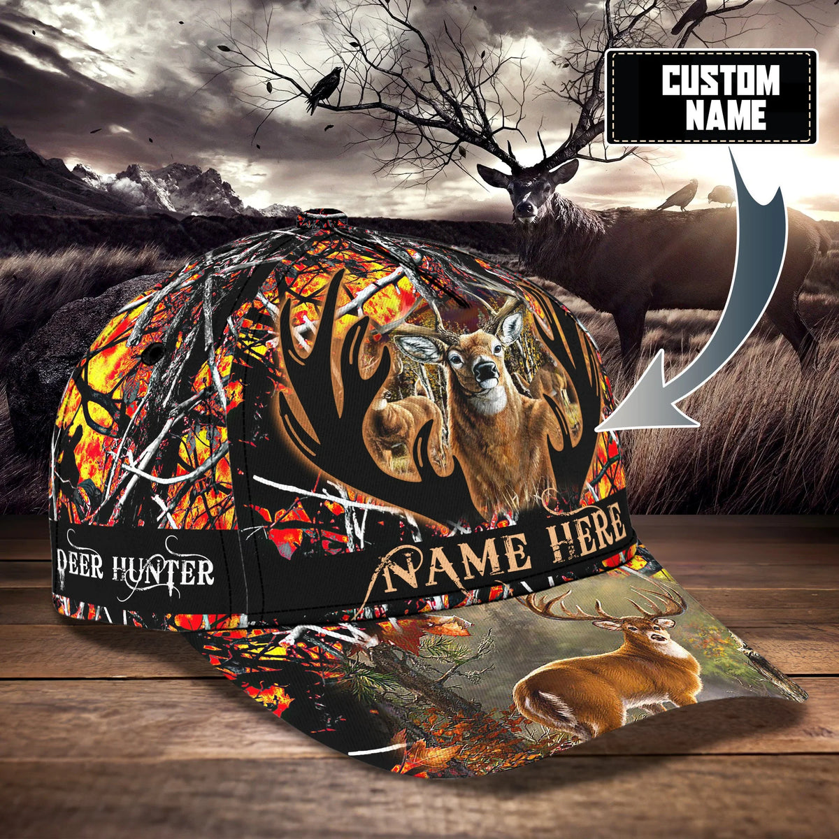 Deer Hunting - Personalized Name Cap For Deer Hunter - Hez98 01 HNT0139