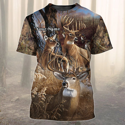 HUNTING 8668 - Personalized Name 3D T Shirt - NBTT HNT0224