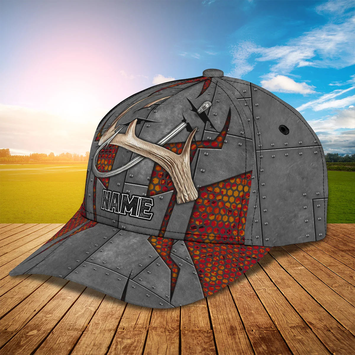 Hunting - Personalized Name Cap - Loop-Lnp-5 HNT0245