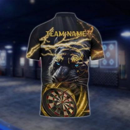 Custom Tiger Men's Dart Polo Shirt, Custom Tiger Dart Team Shirts DAT0332