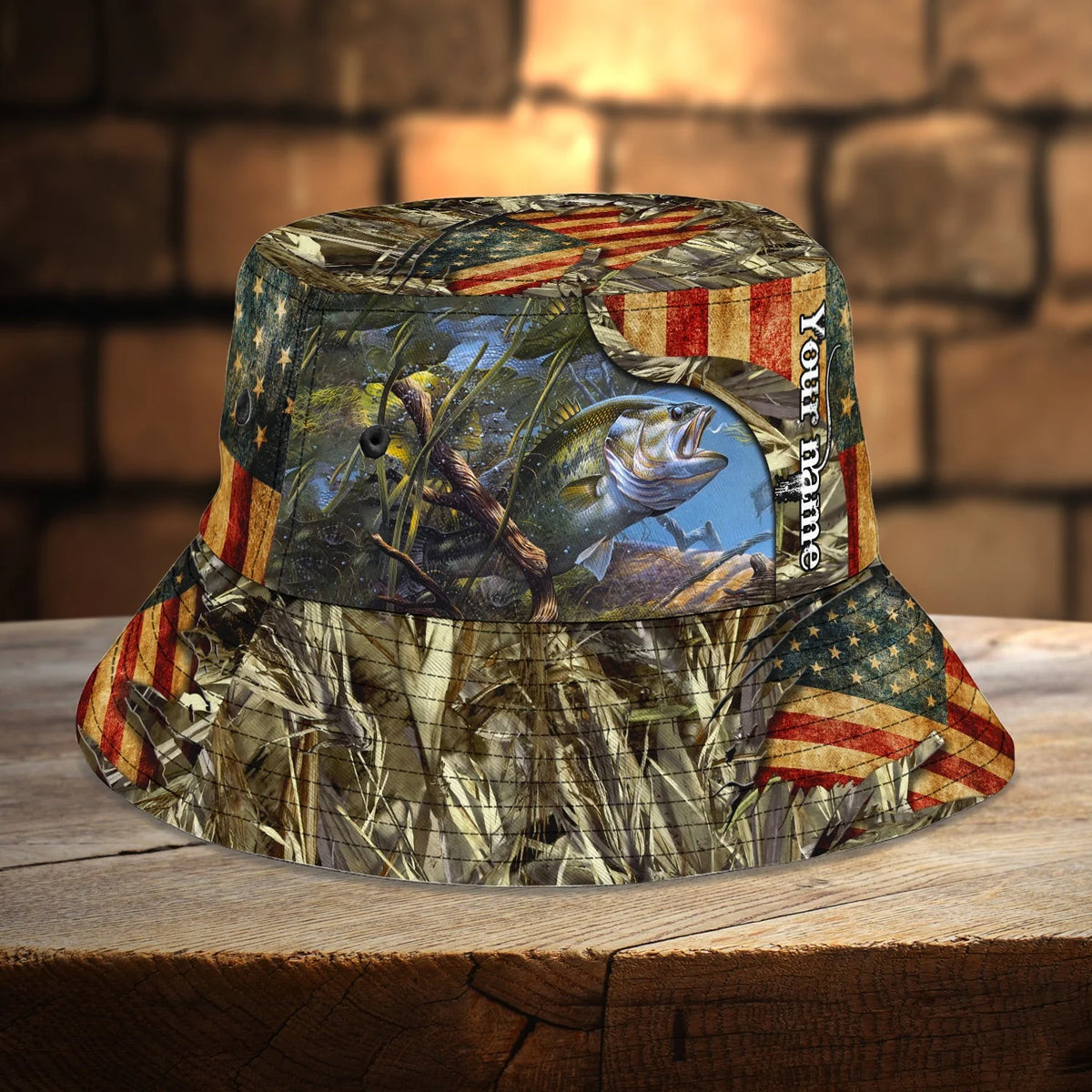 Custom Bucket Hat - Fishing - Fuly 10 FISH0197