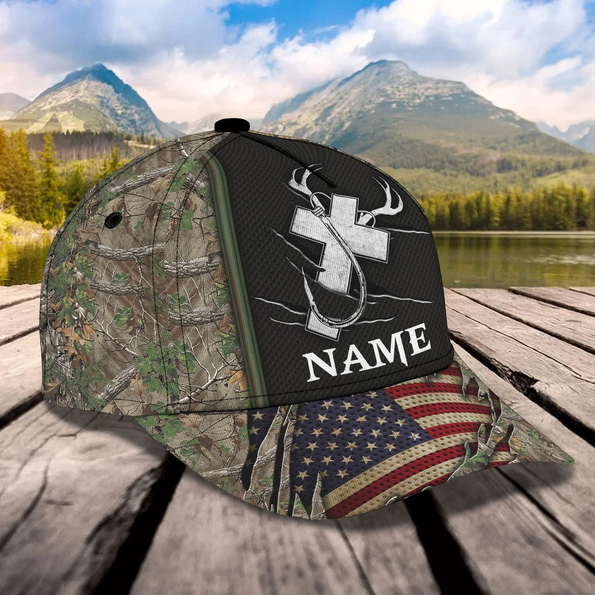 Hunting - Personalized Name Cap - DAT93-011 HNT0148