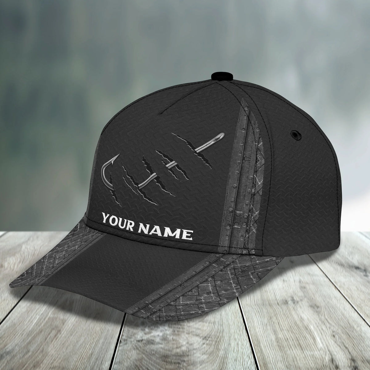 Fishing - Personalized Name Cap 01 Tad FISH0034