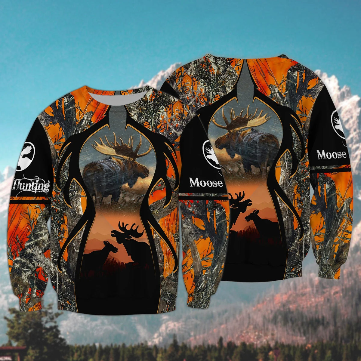 Moose Hunting - 3D Full Print Shirts - 524 HNT0124