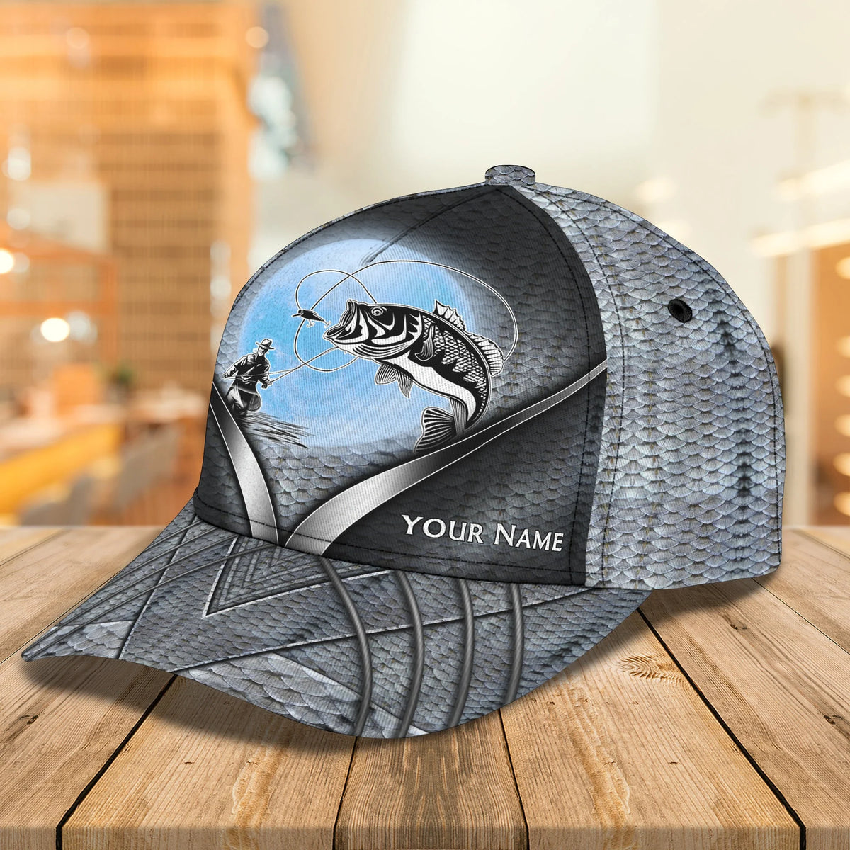 Fishing- Personalized Name Cap - tt99-93 FISH0137