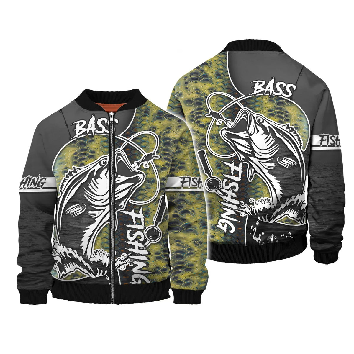 Bass Fishing 3D Printed Unisex Hoodie Tshirt FISH0078
