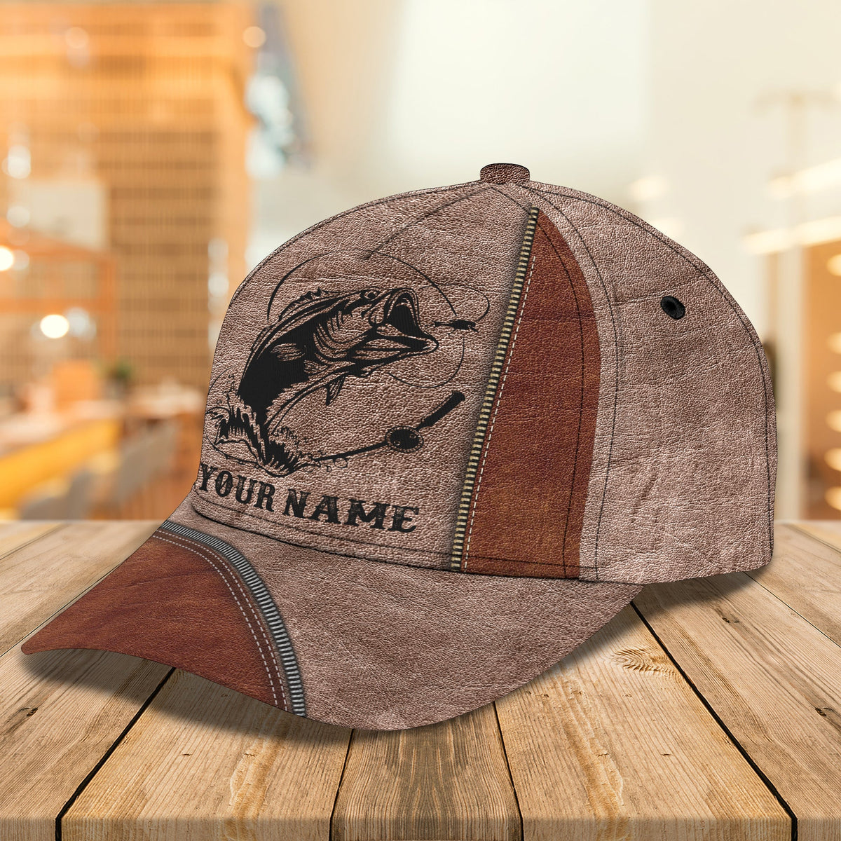 Fishing - Personalized Name Cap - Dah FISH0151
