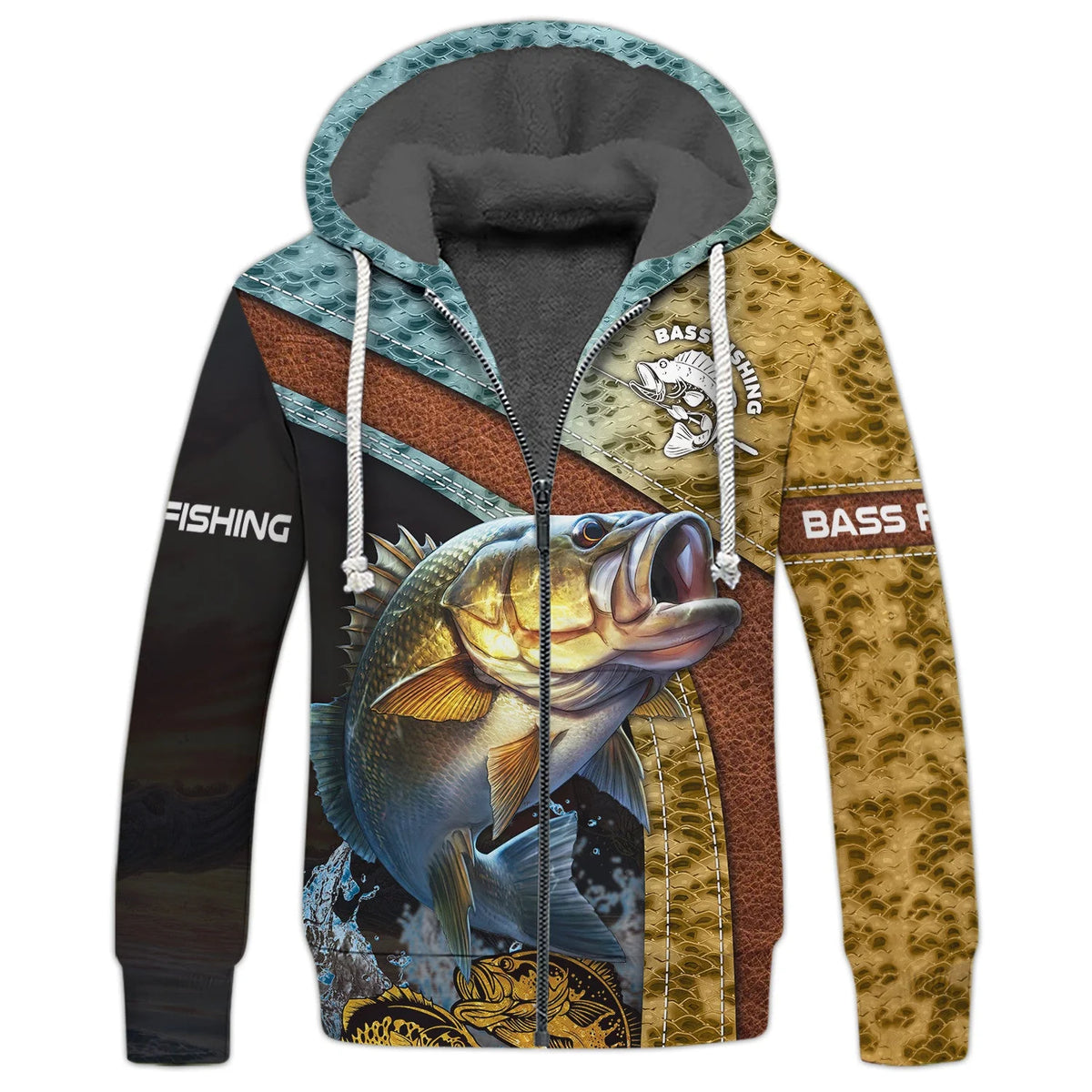 Bass Fishing 3D Hoodie Shirt For Men Hunting Life Hoodie Gifts FISH0072