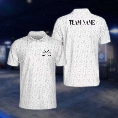 Personalized Green Golf Team Polo Shirt For Men, Custom Golf Shirts GOF0069