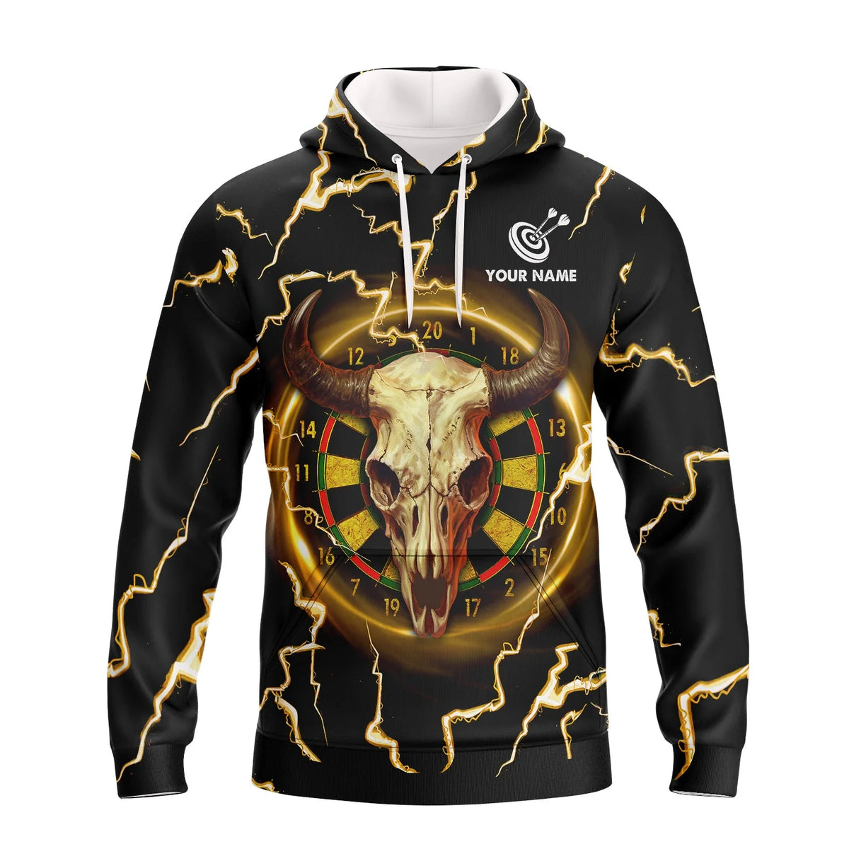 Personalized Name Bull And Darts 3D Printed Shirts ORN0252