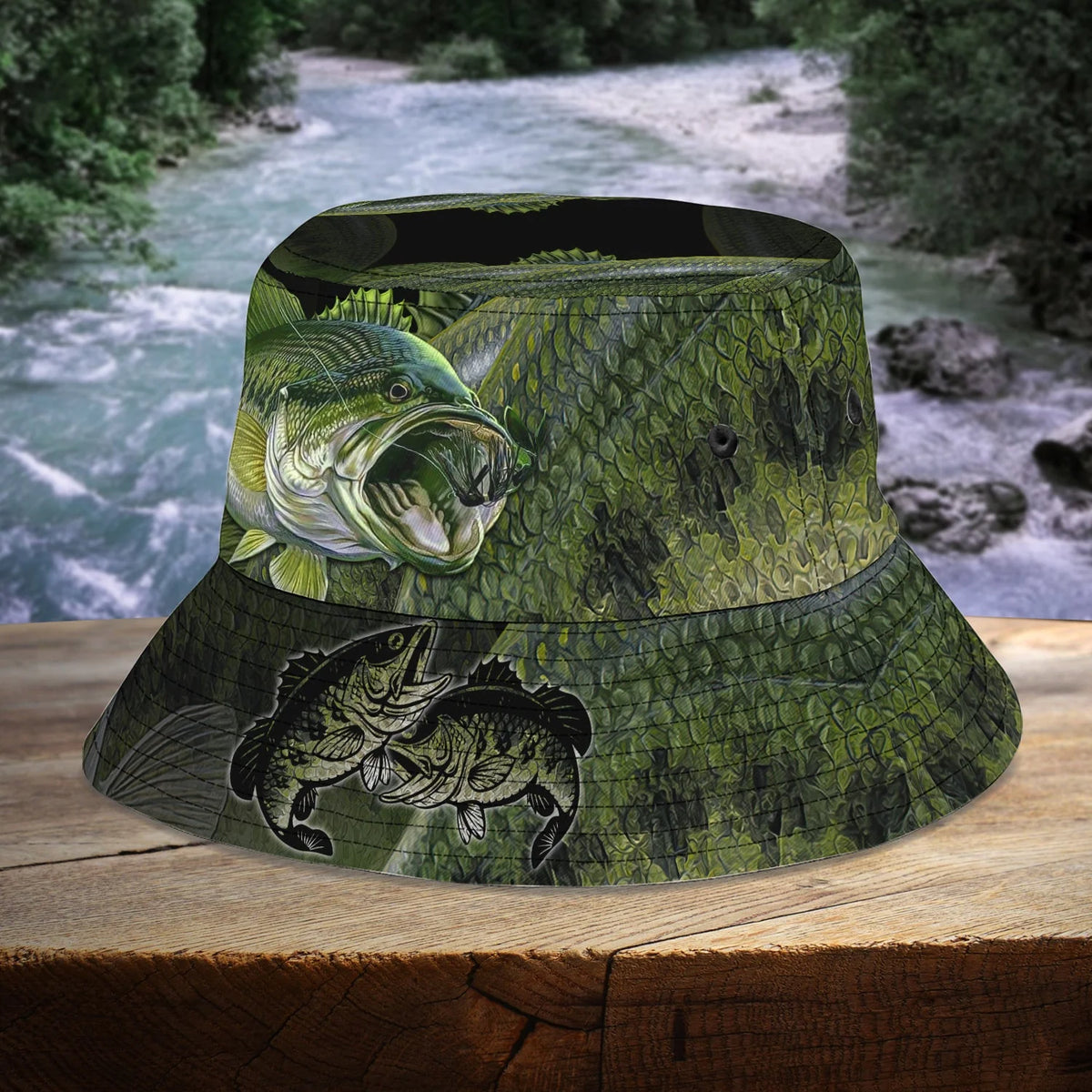 Fishing - Bucket Hat - Bass Fishing - 5 FISH0208