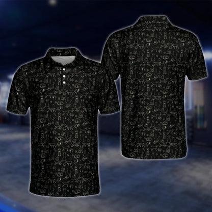 Weimaraner Dog Golf Polo Shirts Men, Weimaraner Lover Golf Shirts GOF0248
