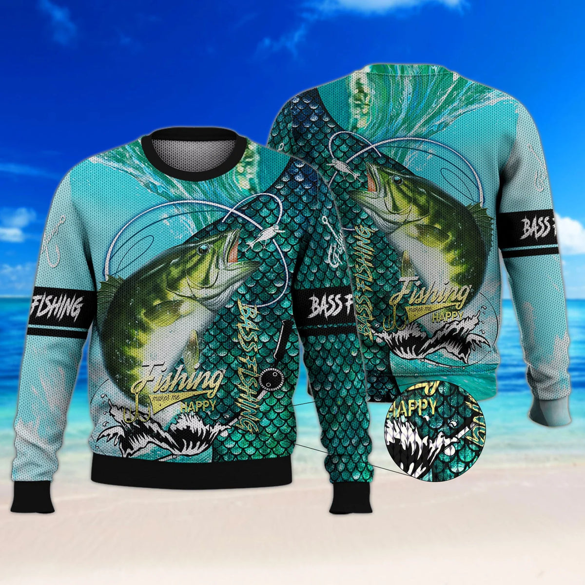 Bass Fishing 3D Full Print Shirts, Unique Design for Anglers, Perfect Gift for Bass Fishing Enthusiasts! FISH0027