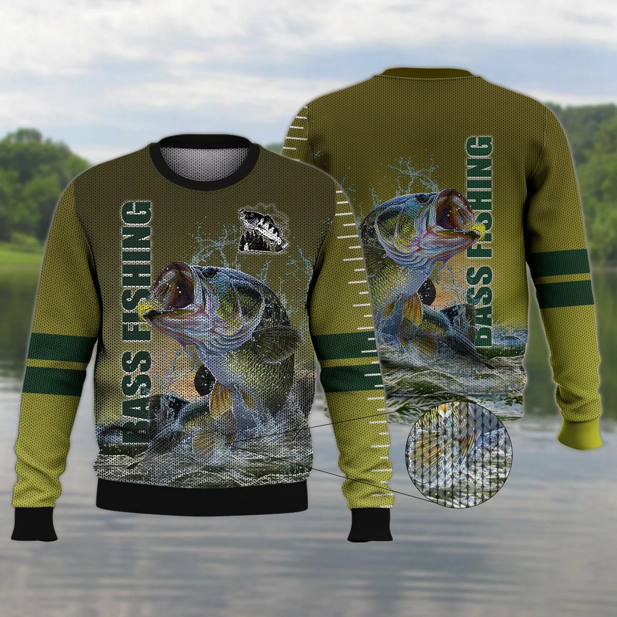 Bass Fishing 3D Full Print FISH0055