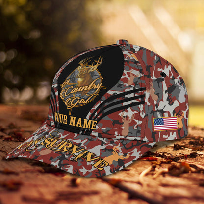 Country Girl- Personalized Name Cap - HN95 HNT0218