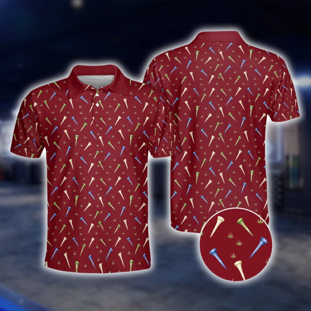 Green Golf Shirt For Men And Women, Matching Couple Golf Shirts GOF0018