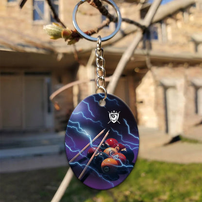 Fast N Loose Team Keychain Gift For Billiard Players ORN0246