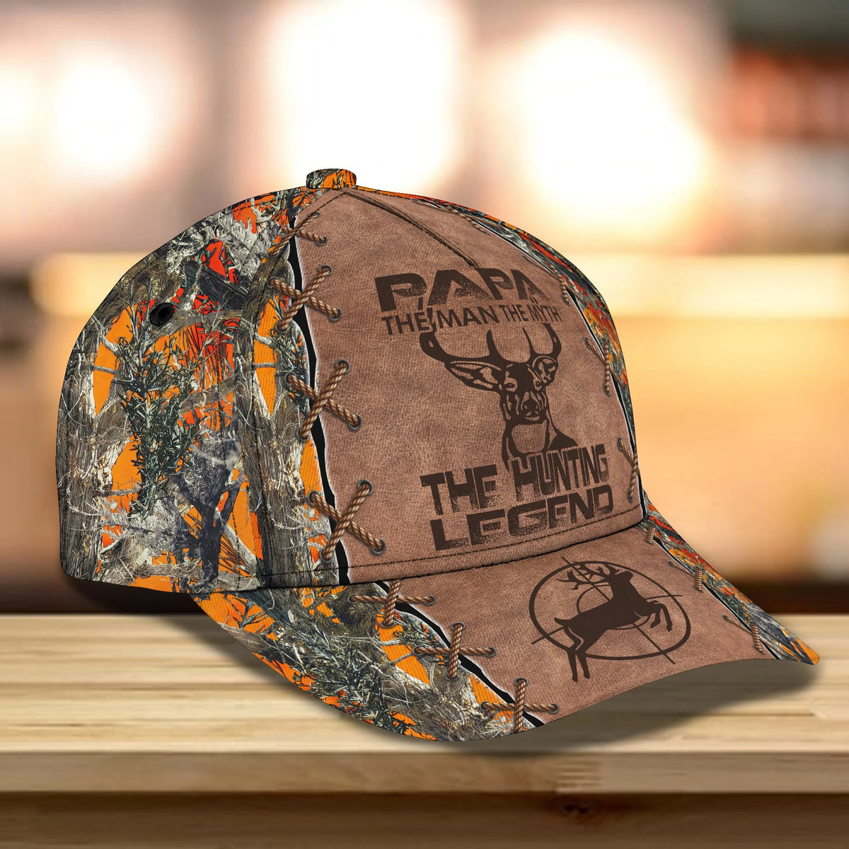 Deer Hunting 8 - Personalized Name Cap - Boom ORN0233