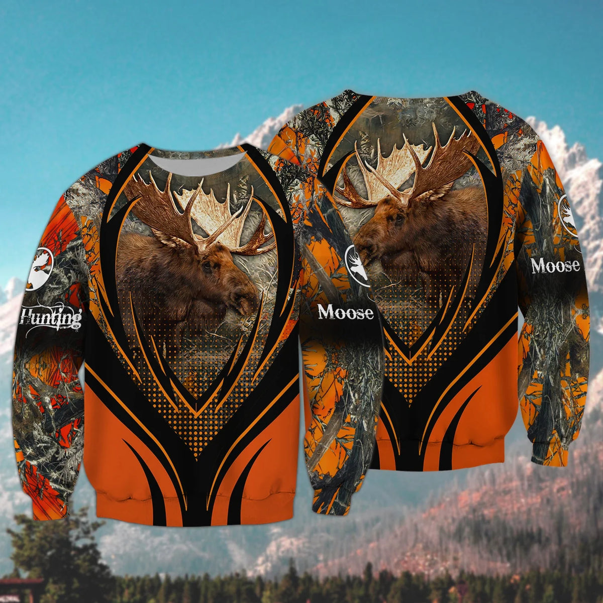 Moose Hunting - 3D Full Print Shirts - Tad 525 HNT0125