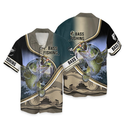 Bass Fishing Hooked 3D Hoodie Tshirt FISH0073