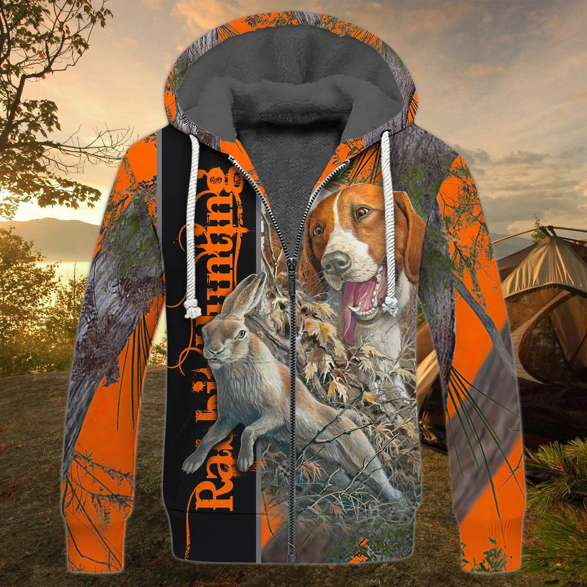 Rabbit Hunting With Beagles Orange Muddy Camo Rabbit Hunting Dogs HTA HNT0116