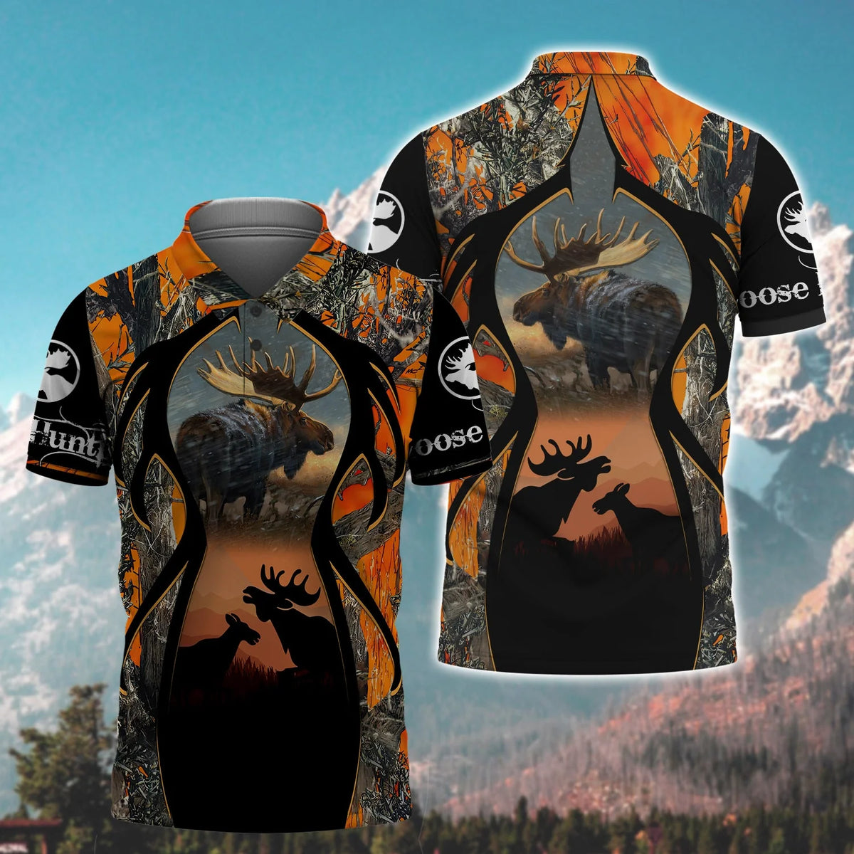 Moose Hunting - 3D Full Print Shirts - 524 HNT0124