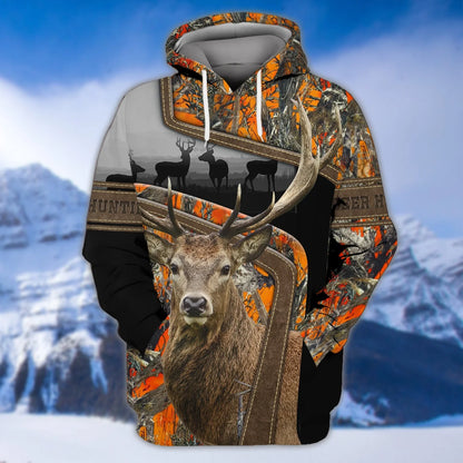 Deer Hunting 3D Shirts For Men and Women Version 3 HNT0118