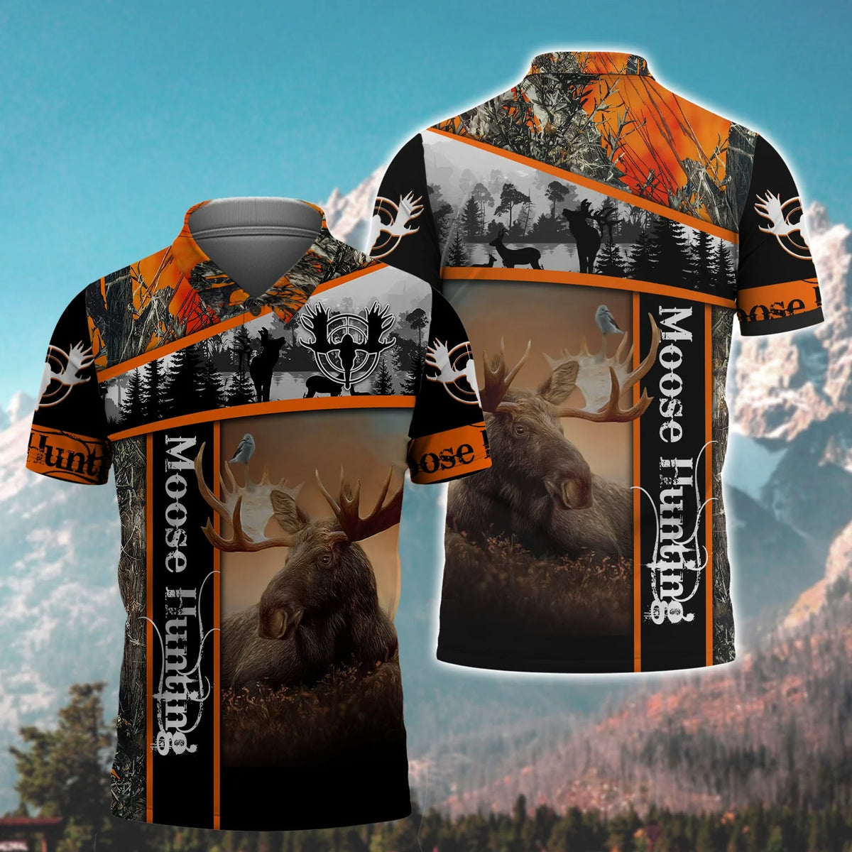 Moose Hunting - 3D Full Print Shirts - 527 HNT0127