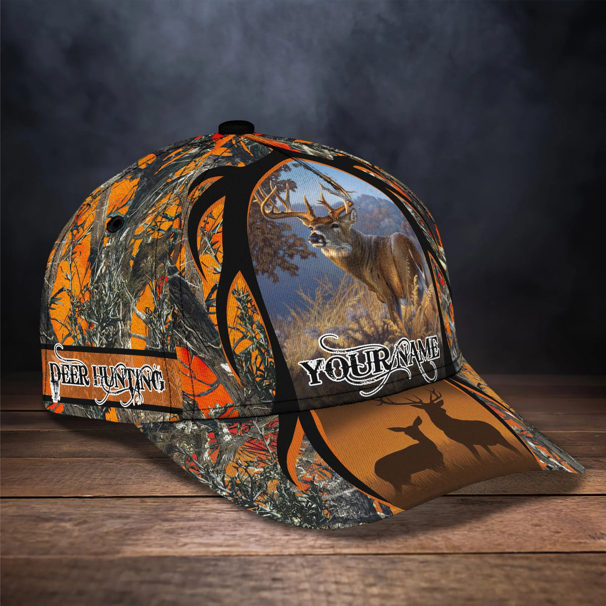 Deer Hunting - Personalized Name Cap 03 - RINC98 HNT0270