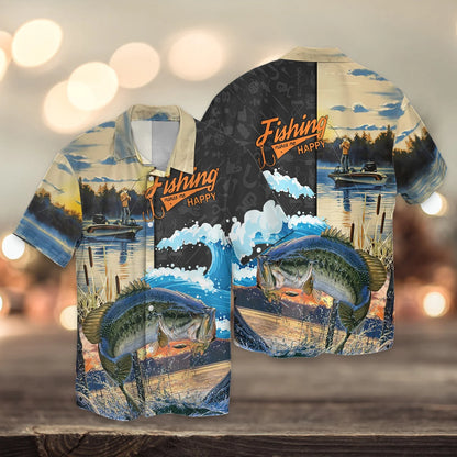 Bass Fishing 3D Full Print Shirts FISH0062