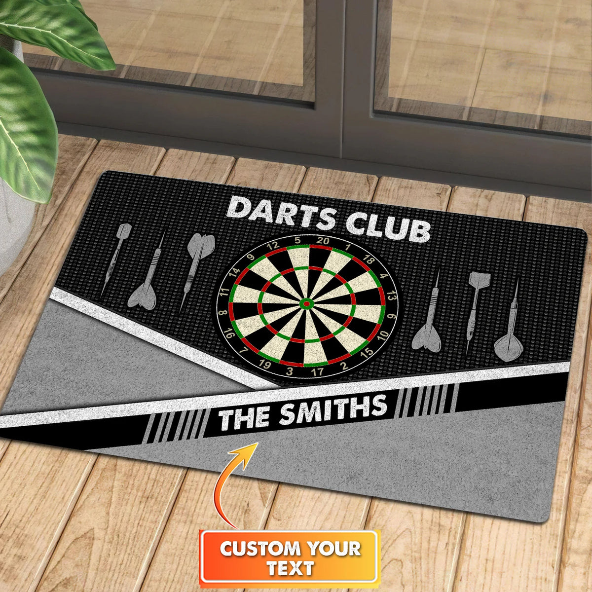 Darts Club Personalized Doormat Gift For Darts Player ORN0137