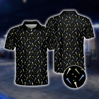 Green Golf Shirt For Men And Women, Matching Couple Golf Shirts GOF0018