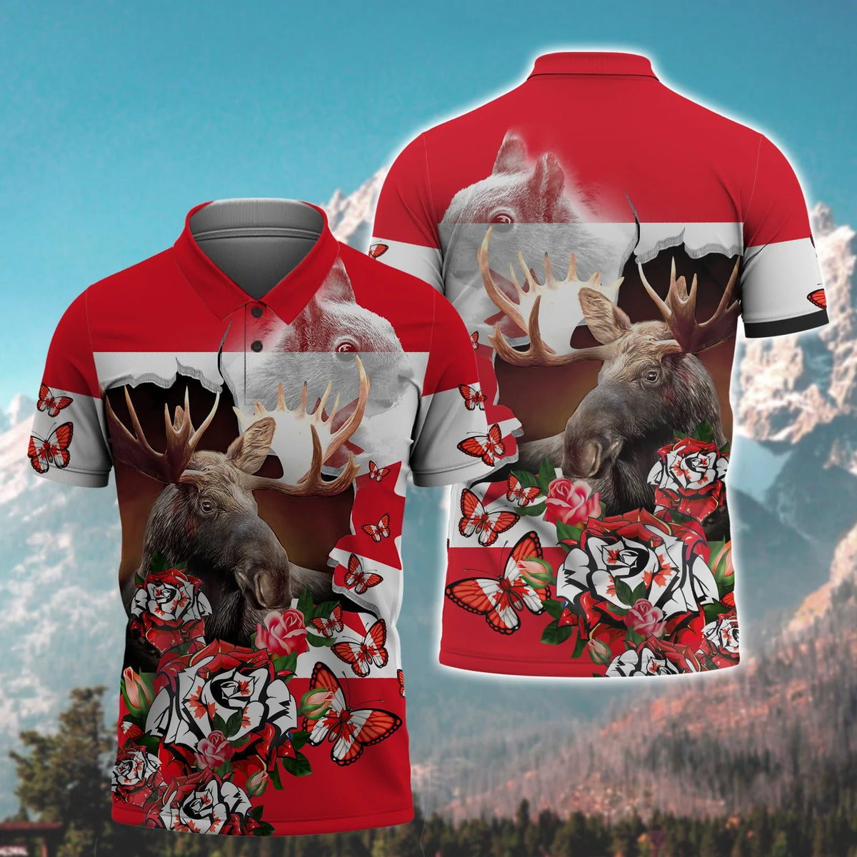 Moose Hunting Canada - 3D Full Print Shirts HNT0128