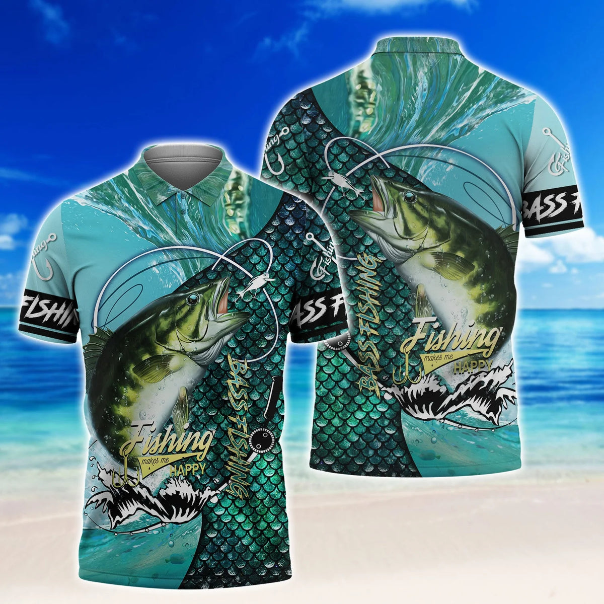 Bass Fishing 3D Full Print Shirts, Unique Design for Anglers, Perfect Gift for Bass Fishing Enthusiasts! FISH0027
