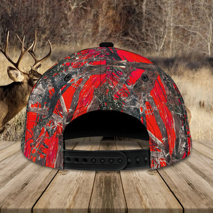 Red Deer Hunting Camo Classic Cap - Hdmt ORN0109