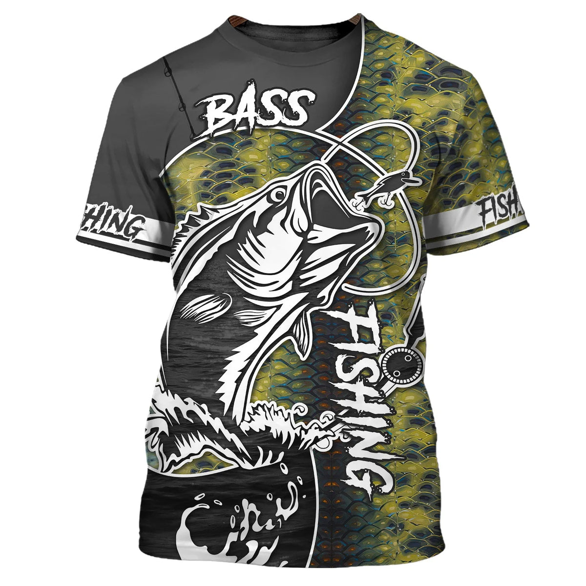 Bass Fishing 3D Printed Unisex Hoodie Tshirt FISH0078