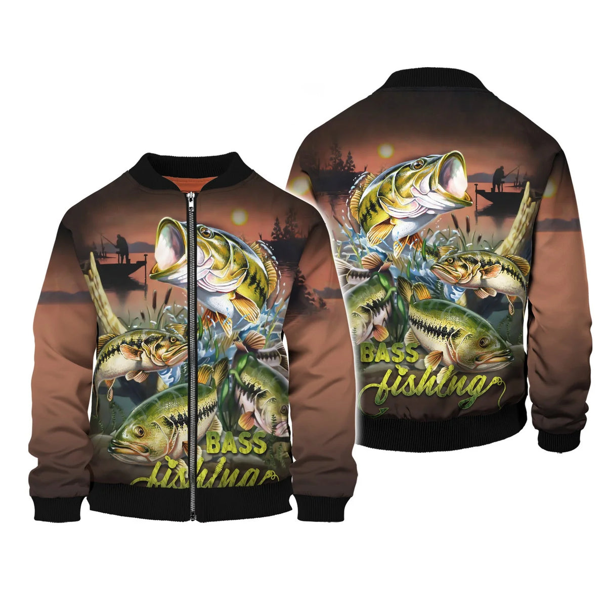 Bass Fishing Shirt Fish 3D Printed Fishing Hoodie Tshirt FISH0108