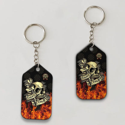 In Dart We Trust Keychain For Darts Player ORN0204