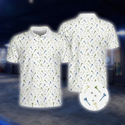 Green Golf Shirt For Men And Women, Matching Couple Golf Shirts GOF0018