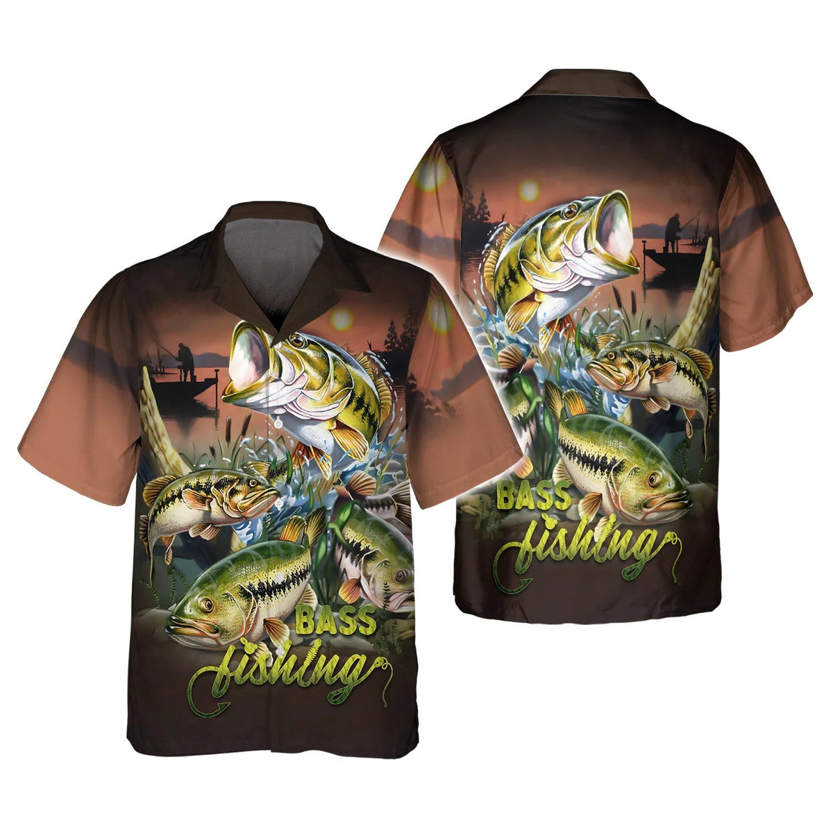 Bass Fishing Shirt Fish 3D Printed Fishing Hoodie Tshirt FISH0108