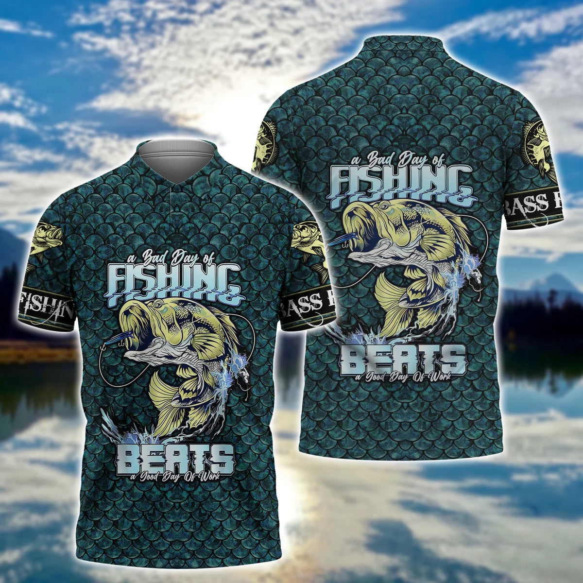 Bass Fishing - 3D Full Print - 957 FISH0106