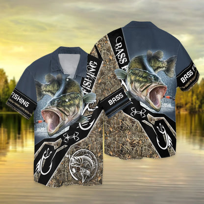 Bass Fishing 3D Shirts For Men and Women Hoodie Tshirt FISH0056