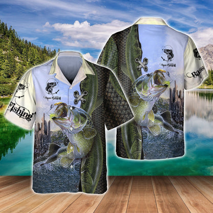 Bass Fishing 3D Full Print Shirts, Unique Design for Anglers, Perfect Gift for Bass Fishing Enthusiasts! FISH0001
