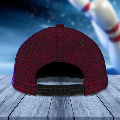 Bowling Party Neon Personalized Name Classic Cap QB95 ORN0269