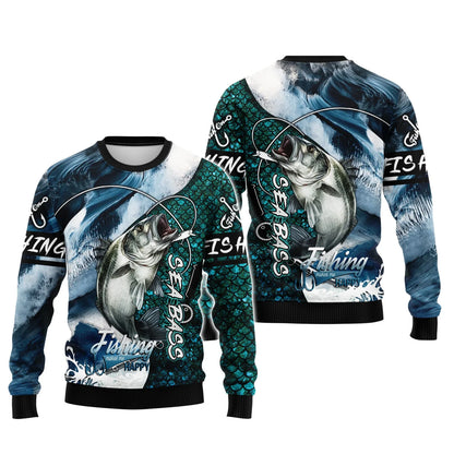 Fishing Shirt 3D Full Print Bass Fishing Hoodie Tshirt FISH0074