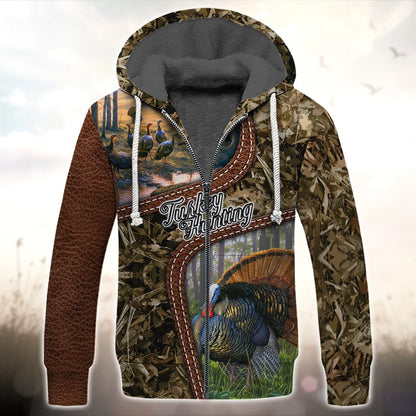 Turkey Bird Hunting Animal Hunter Camo Tattoo 3D All Over Printed Shirt HNT0132