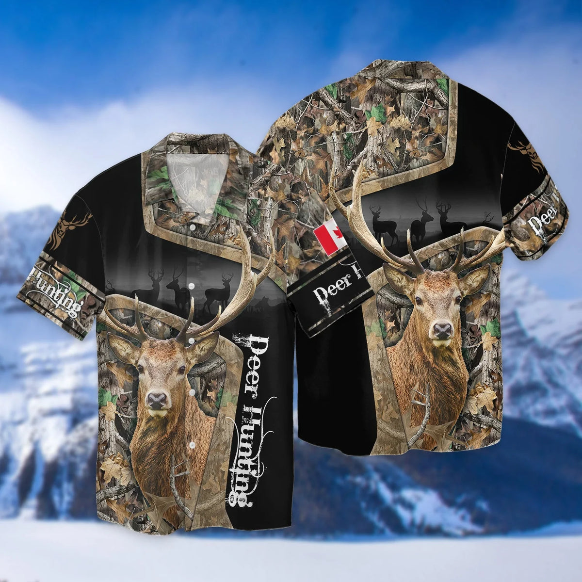 Canada Deer Hunting 3D Shirts For Men and Women Version 2 HNT0117